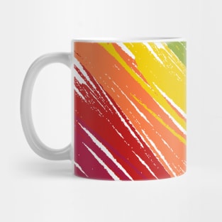 Colorful stripes - rainbow Mug